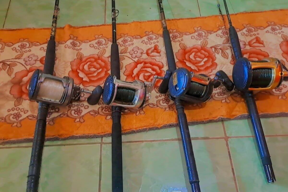 Detalhes de tralhas pesadas para peixes de couro