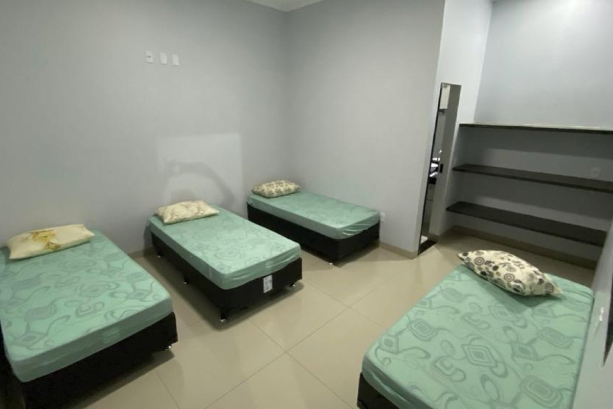 Área de convivência equipada para confraternizações