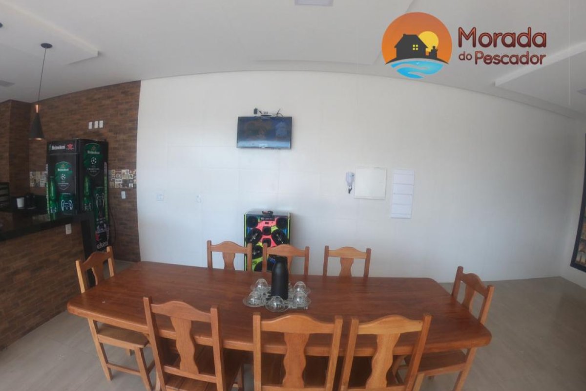 Área de convivência equipada para confraternizações